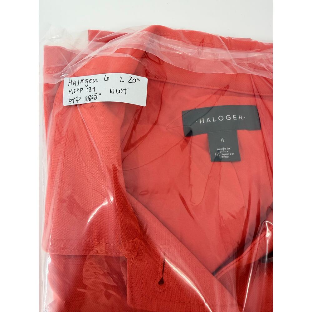 Halogen Button Front Orange Jacket - Picture 11 of 11